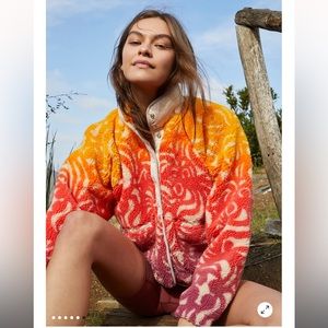 Hit The Slopes Printed Fleece Jacket